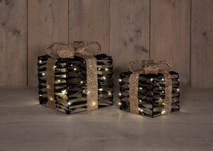 Anna's Collection Verlichte cadeaudozen - 2-delig - afbeelding 2
