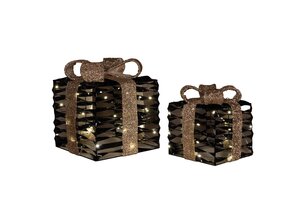 Anna's Collection Verlichte cadeaudozen - 2-delig - afbeelding 3