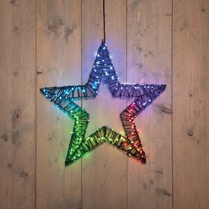 Anna's Collection Verlichte ster metaal - H56xD5cm Meerkleurig - afbeelding 2