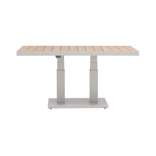 Bahia in hoogte verstelbare tafel 140x85x49/72cm zand - afbeelding 4