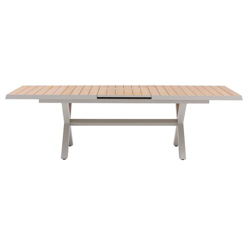 Bahia uitschuifbare tafel 204/264x100cm zand - afbeelding 3