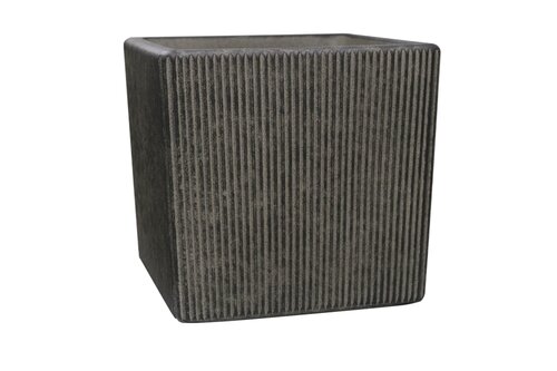 Bak Kunststof Vierkant 35,5 X 35,5 X H 33,5 cm Vintagezwart