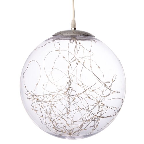 Anna's Collection Smokey bal klassiek warm 80 lampjes - D 18 cm - afbeelding 1