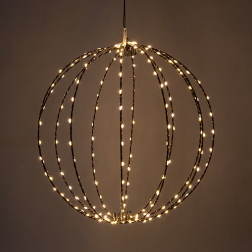Anna's Collection Verlichte bal klassiek warm 192 lampjes - D 40 cm - afbeelding 2