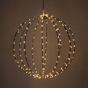 Anna's Collection Verlichte bal klassiek warm 192 lampjes - D 40 cm - afbeelding 2