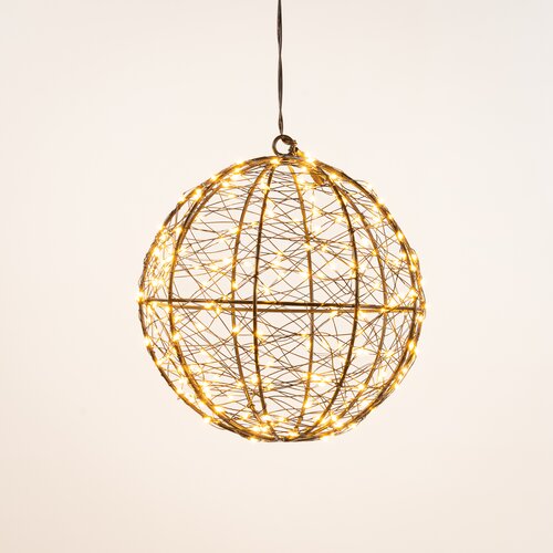 Bal metaal 200led d18cm cw