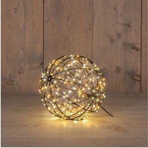 Bal metaal 200led d18cm luxery - afbeelding 2