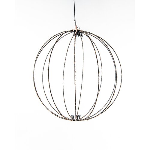 Anna's Collection Verlichte bal klassiek warm flash 216 lampjes - D 50 cm - afbeelding 1