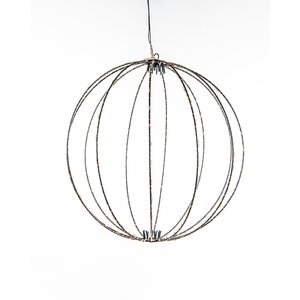 Anna's Collection Verlichte bal klassiek warm flash 216 lampjes - D 50 cm - afbeelding 1