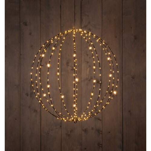 Anna's Collection Verlichte bal klassiek warm flash 288 lampjes - D 60 cm - afbeelding 2