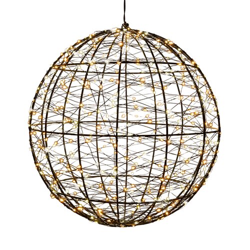 Bal metaal 35cm 500L classic warm/warm wit Flash 5m lead timer/dimmer IP44 6,5V