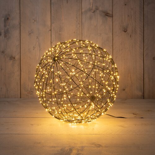 Anna's Collection Verlichte bal klassiek warm 500 lampjes - D 35 cm - afbeelding 2