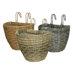 Balkonbak Wicker 3 kl. ass - 18 x 29 x 38 cm - afbeelding 1