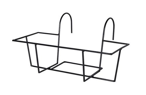 Balkonbakhouder Amy rh zwart 38x16