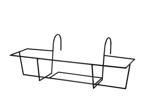 Balkonbakhouder Amy rh zwart 55x16