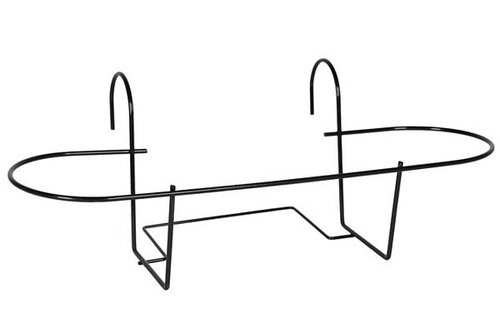 Balkonbakhouder Amy ro zwart 55x16