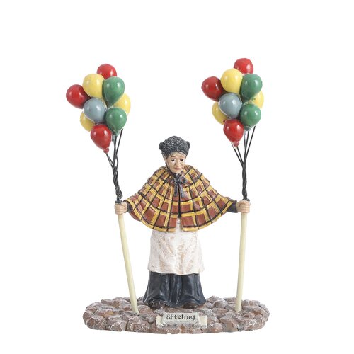 Ballonnenvrouw - l10xw6xh14cm - afbeelding 1