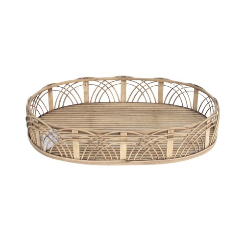 Bamboe/rotan schaal 59x39x11,5