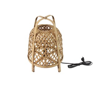 Bamboe tafellamp D29,5x42