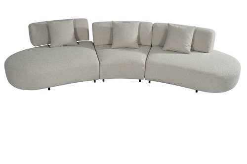 Bank Capri vijfzits taupe - afbeelding 2