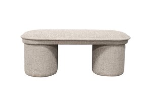 Bankje Alba - L100 x H42cm Beige - afbeelding 1