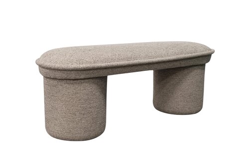 Bankje Alba - L100 x H42cm Taupe - afbeelding 2