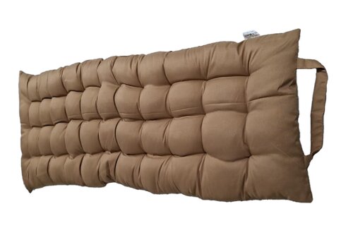 Bankkussen 40 x 120 x 4 cm Beige