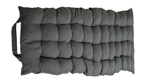 Bankkussen 40 x 150 x 4 cm Grijs