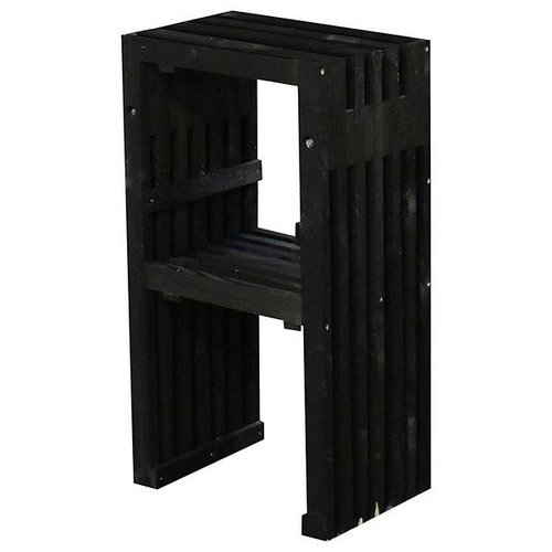 Bar kruk hout zwart