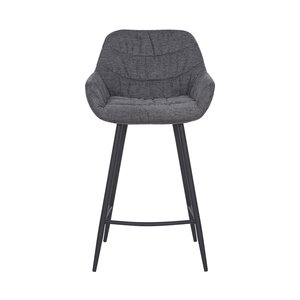 Bar stoel VINO Antraciet - 52 x 52 x 95 cm - afbeelding 2