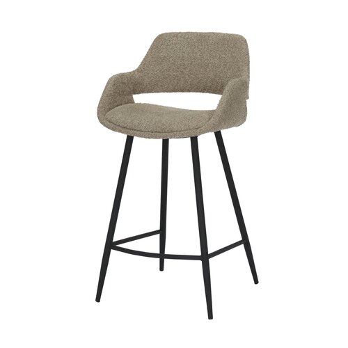 Barstoel Dario bouclé liver - afbeelding 1