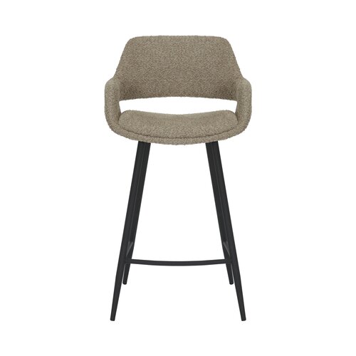 Barstoel Dario bouclé liver - afbeelding 2