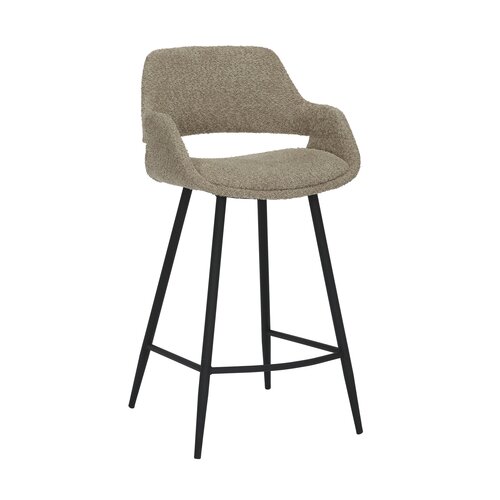 Barstoel Dario bouclé liver - afbeelding 3