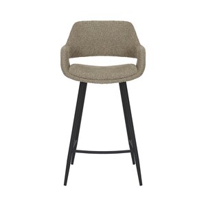 Barstoel Dario bouclé liver (counter) - afbeelding 1