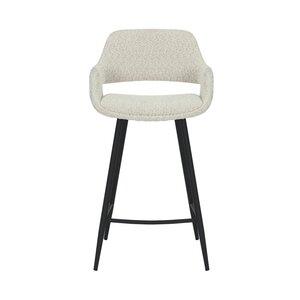 Barstoel Dario bouclé offwhite - afbeelding 2