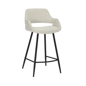 Barstoel Dario bouclé offwhite - afbeelding 3