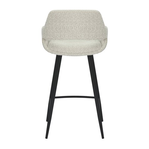 Barstoel Dario bouclé offwhite (bar) - afbeelding 4