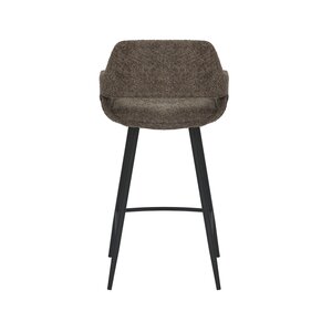 Barstoel Dario bouclé taupe - afbeelding 5