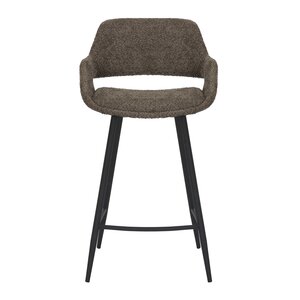 Barstoel Dario bouclé taupe (bar)