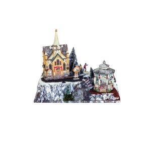 BASIS KERSTDORP FULL COLOUR MONT BLANC 42x25CM - afbeelding 2