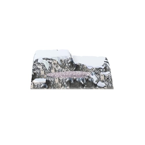 BASIS KERSTDORP FULL COLOUR TRENTINO 50X38CM - afbeelding 1