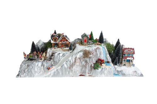 BASIS KERSTDORP FULL COLOUR WATERVAL 120x40CM - afbeelding 2