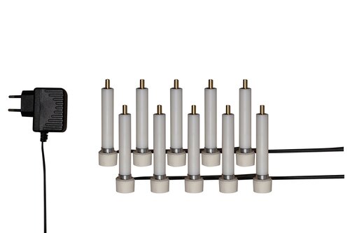 Batterij eliminator 10x bew.vlam