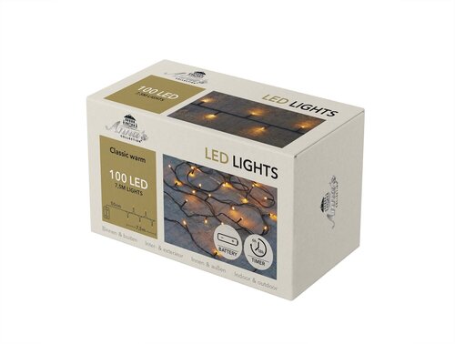 Batterijverlichting 100 LED - L7,5m - afbeelding 2