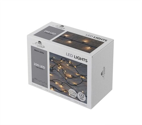 Batterijverlichting 200 LED - L15m Warm wit - afbeelding 2