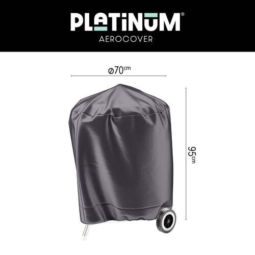 Bbq kettle cover Ø67cm Anthracite - afbeelding 1