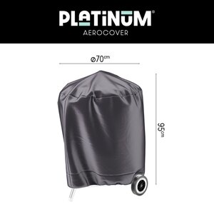 Bbq kettle cover Ø67cm Anthracite - afbeelding 1