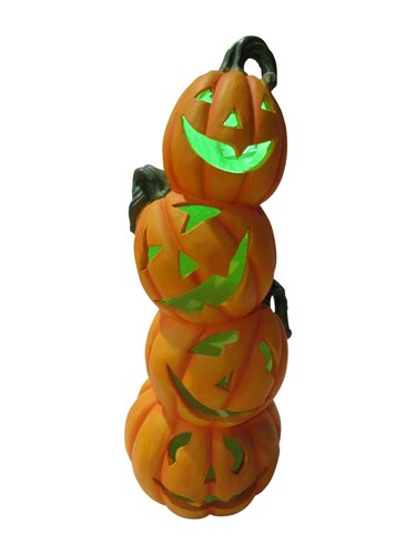 Beeld pompoen 4 stuks LED H 70 cm