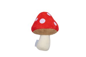 Beeztees Hondenspeelgoed paddenstoel Toad - L20cm Rood - afbeelding 3