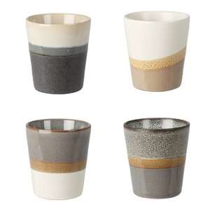 Beker aardewerk - 200 ml - 4 ass. kleuren - afbeelding 2